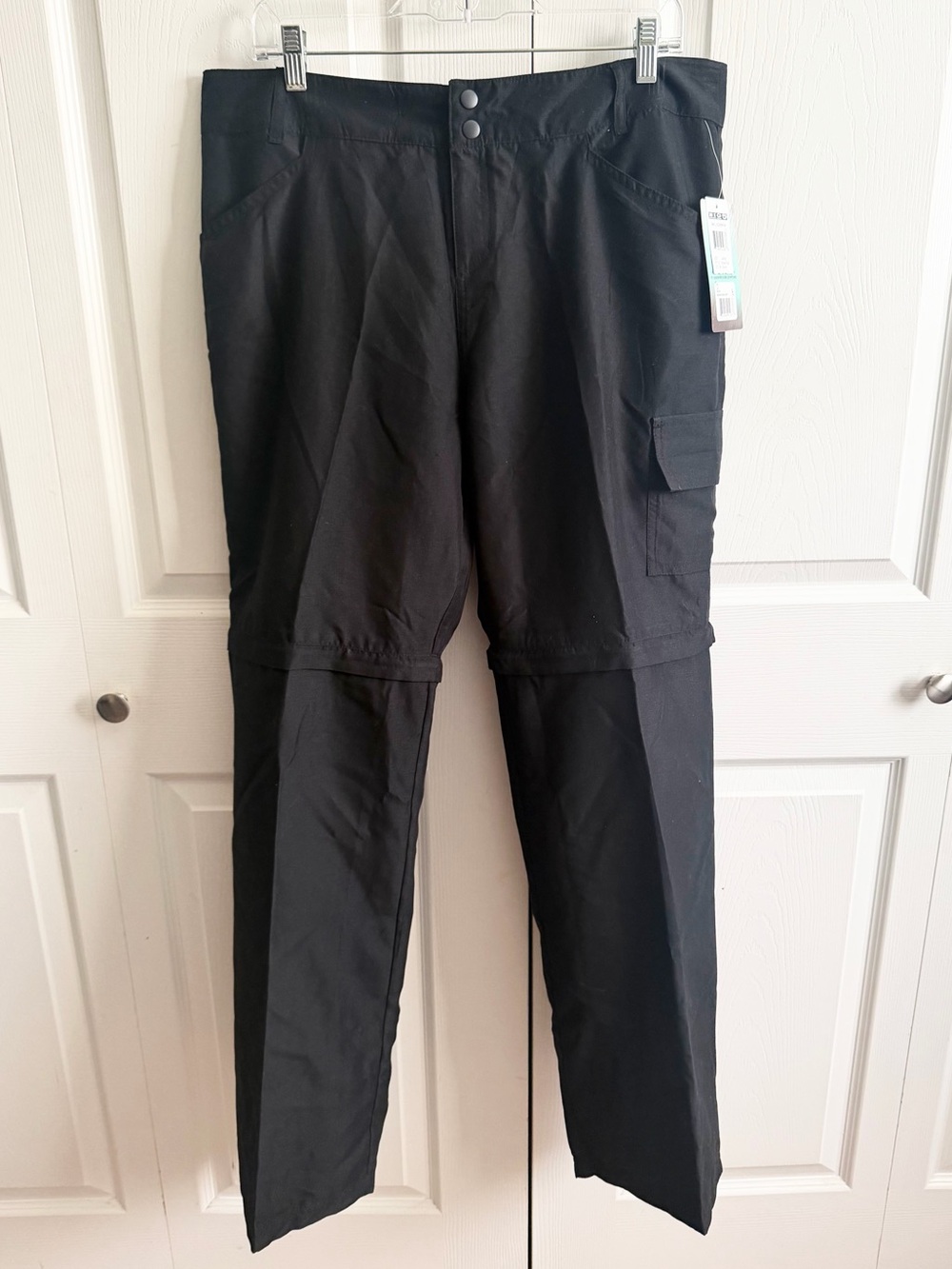Women's Convertible Cargo Pants - Black